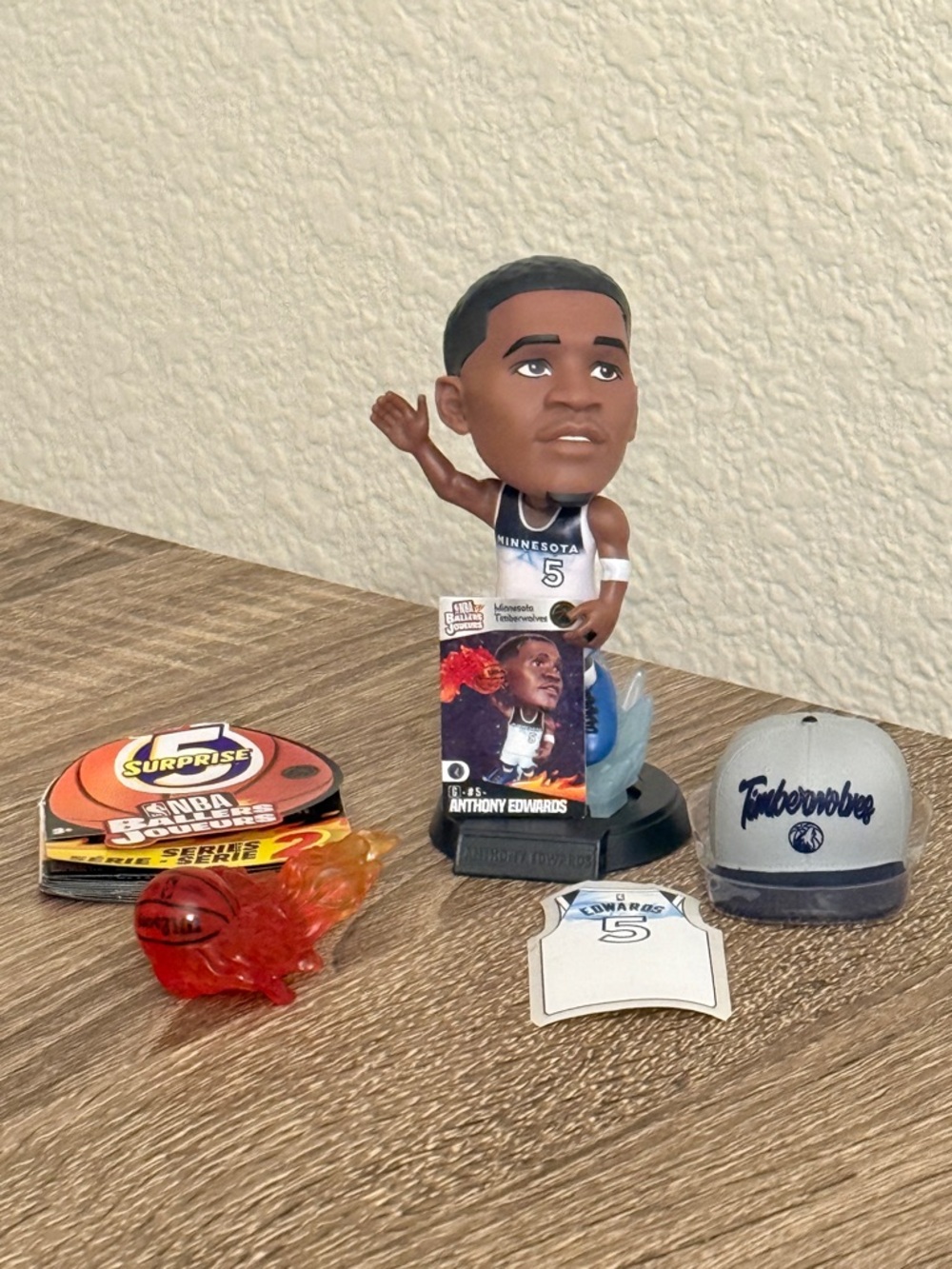 Like-New Zuru NBA Ballers/Series 2 **SUPER RARE** ANT-MAN ANTHONY EDWARDS